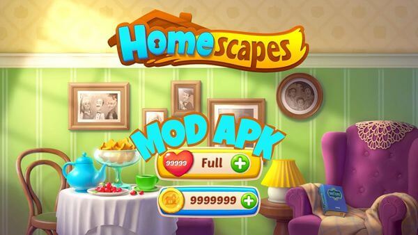 Homescapes Mod APK/IOS Download (Unlimited Stars/ Coins) 2022