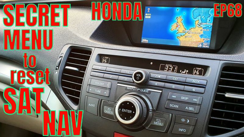 How To Reset Honda Navigation System